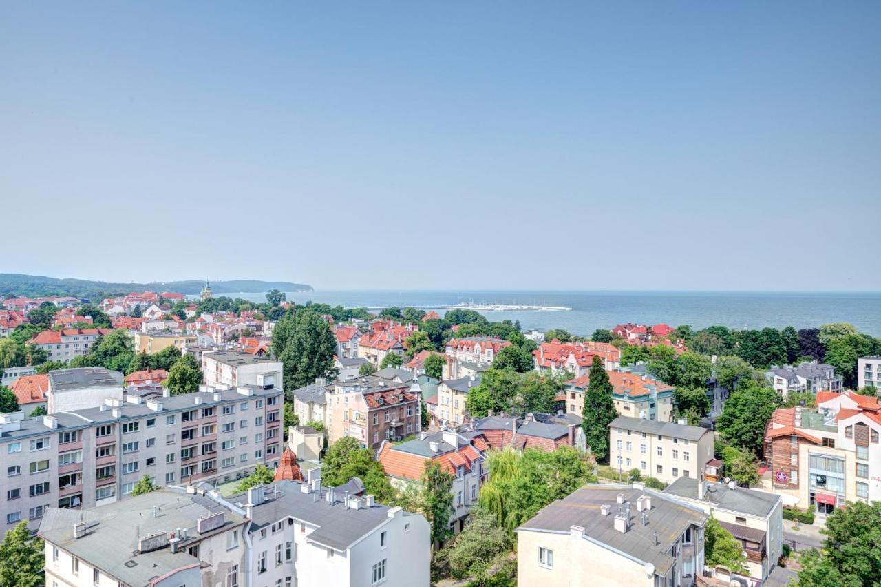 Dom & House - Level Eleven Apartment With Sea View Zoppot Exterior foto